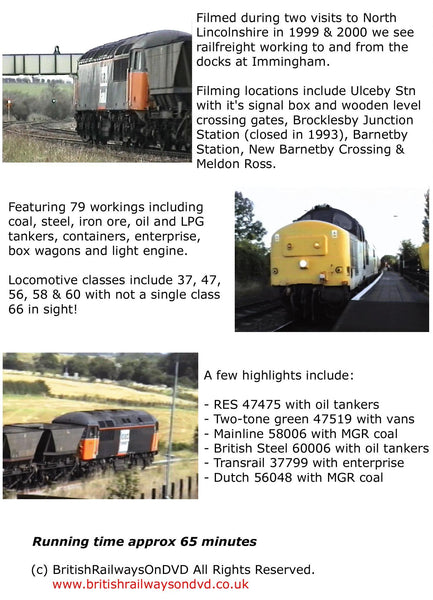 Railfreight around Immingham 1999 - 2000 - Railway DVD