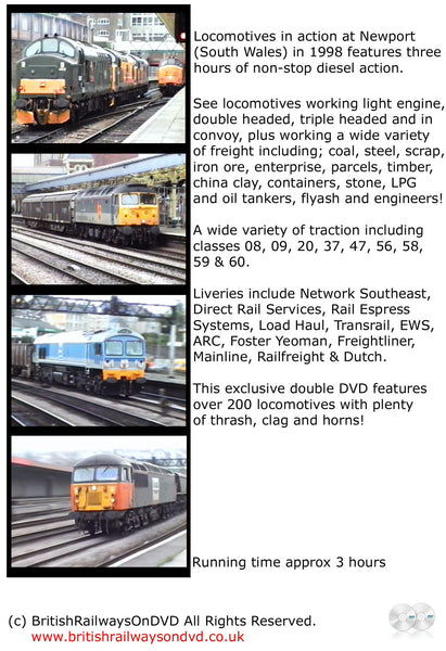 Locomotives in action at Newport 1998 - Railway DVD