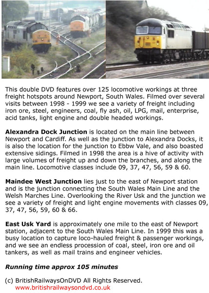 South Wales Railfreight 1998 - 1999 -Railway DVD