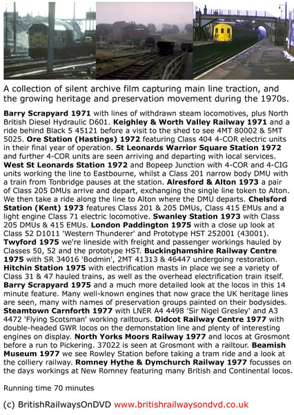 British Rail in the 1970s - Railway DVD