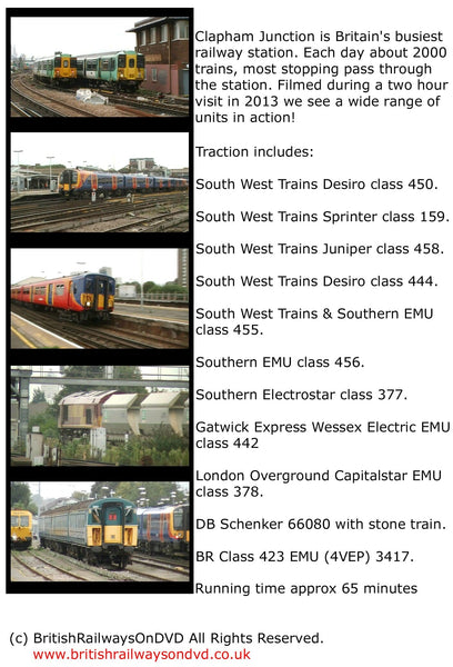 A busy morning at Clapham Junction 2013 - Railway DVD