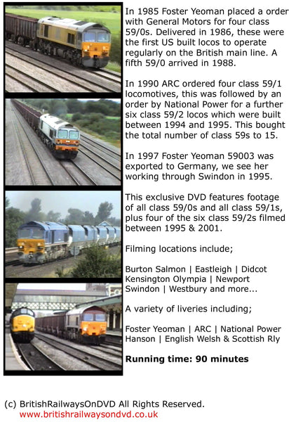 The Power of the Class 59 - Railway DVD