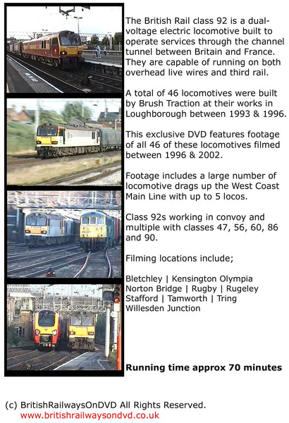 The Power of the Class 92 - Railway DVD