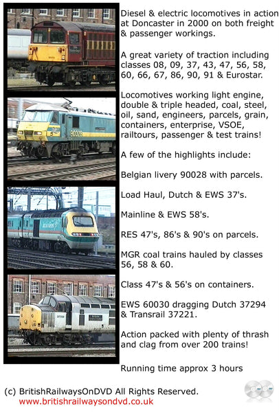 Locomotives in action at Doncaster 2000 - Railway DVD