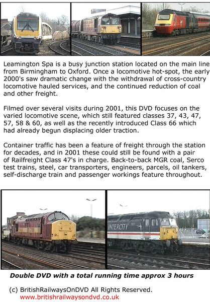 Locomotives in action at Leamington Spa 2001 - Railway DVD