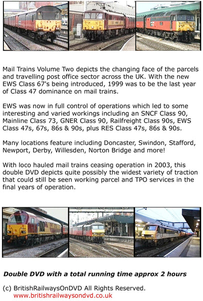 Mail Trains Volume Two (1999 - 2002) - Railway DVD