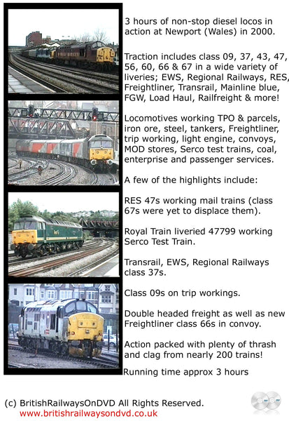 Locomotives in action at Newport 2000 - Railway DVD