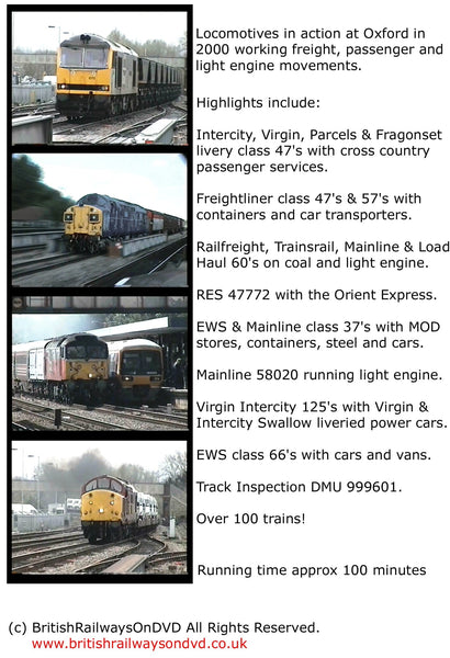 Locomotives in action at Oxford 2000 - Railway DVD