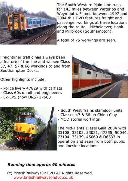 South Western Main Line 1997 - 2004 - Railway DVD