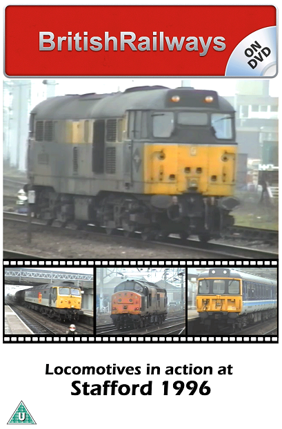 Locomotives in action at Stafford 1996 - Railway DVD