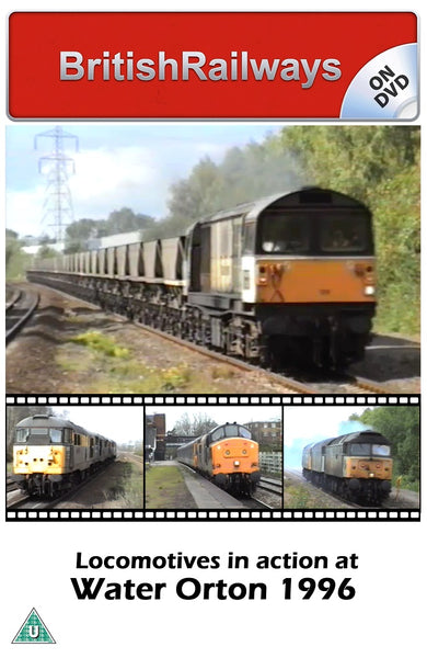 Locomotives in action at Water Orton 1996 - Railway DVD